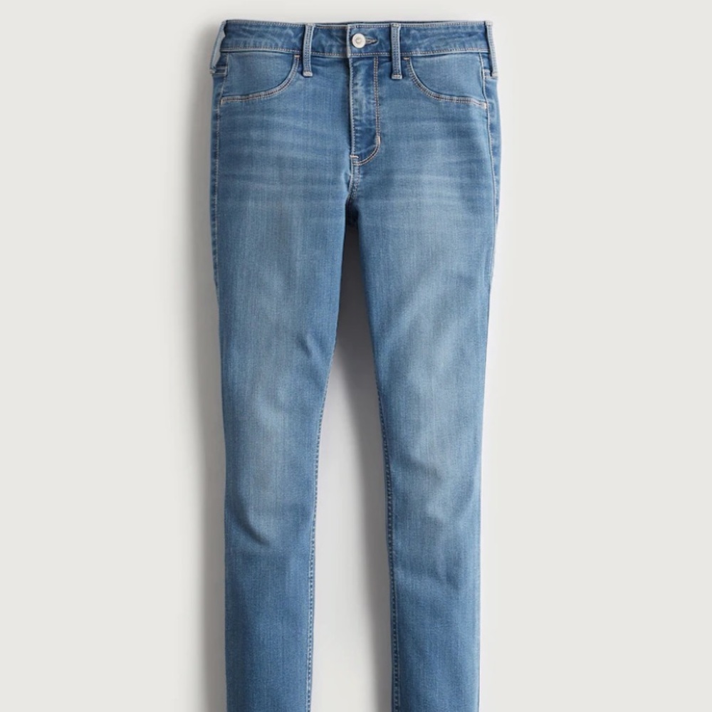 hollister super skinny high waisted stretch jeans